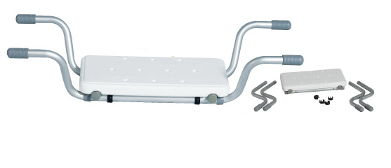 Aluminum Bathtub Seat with Width Adjustable